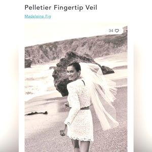 BHLDN Pelletier Fingertip Veil.